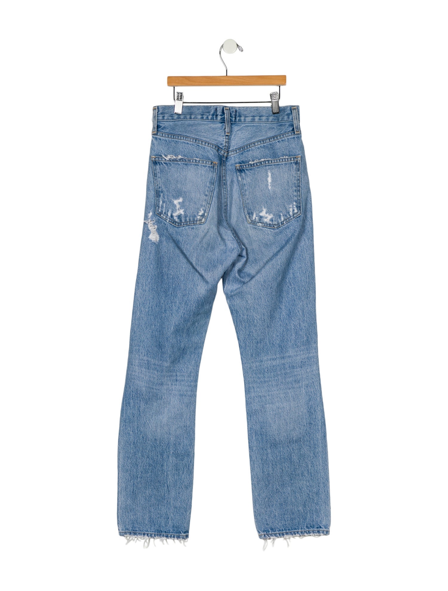 AGOLDE High-Rise Straight Leg Jeans
