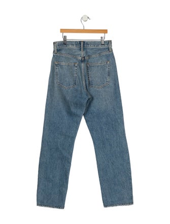 AGOLDE High-Rise Straight Leg Jeans