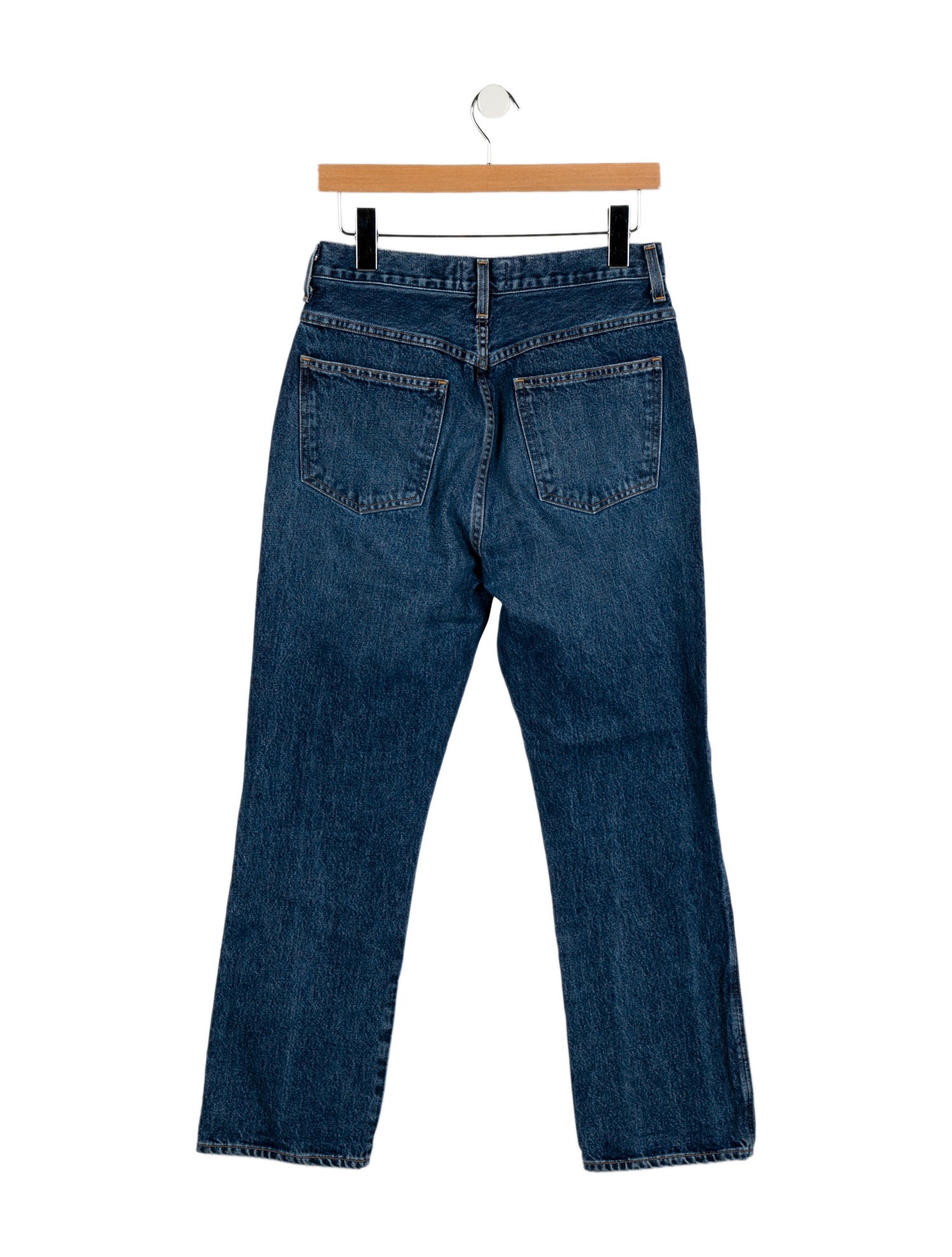 AGOLDE High-Rise Straight Leg Jeans
