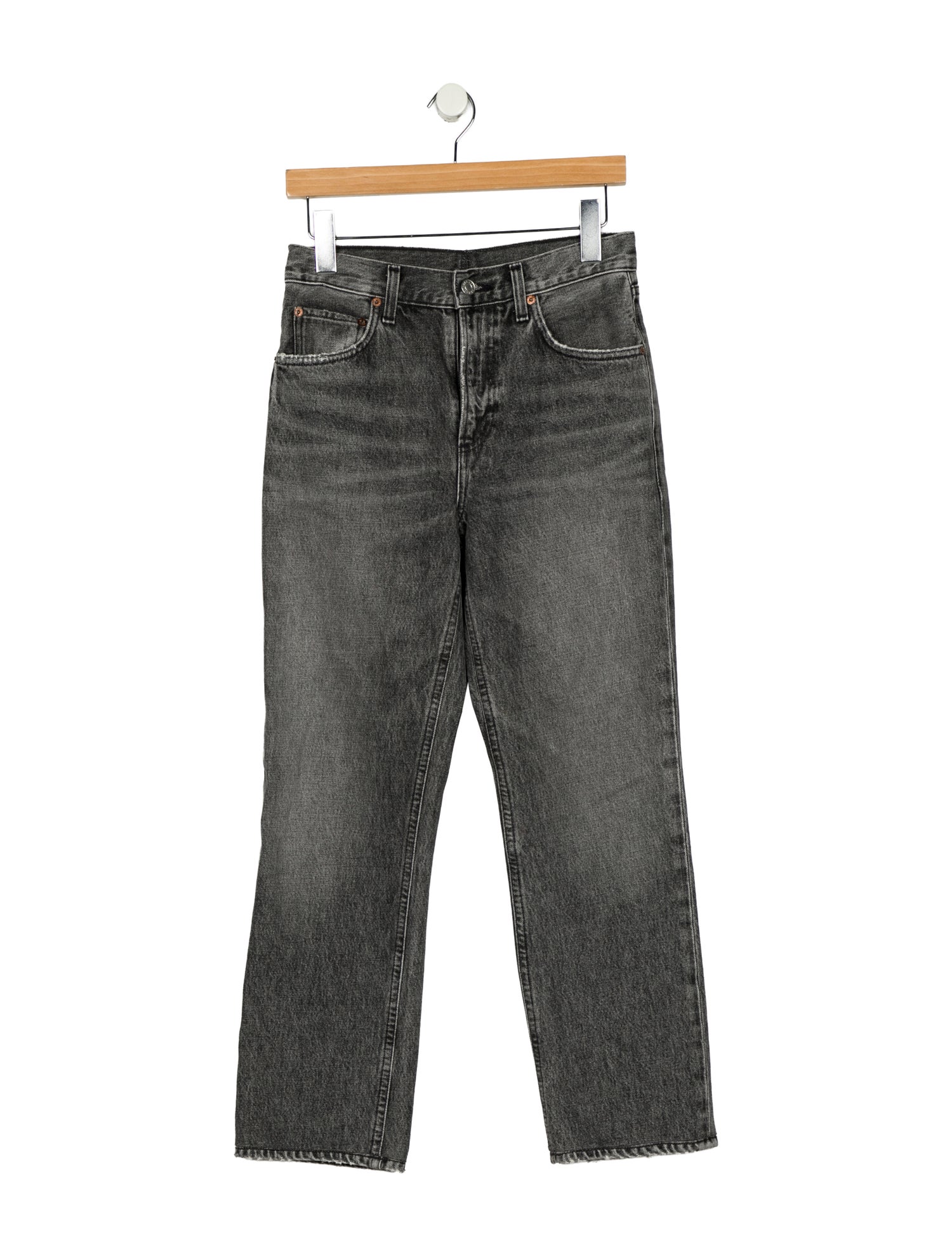 AGOLDE High-Rise Straight Leg Jeans