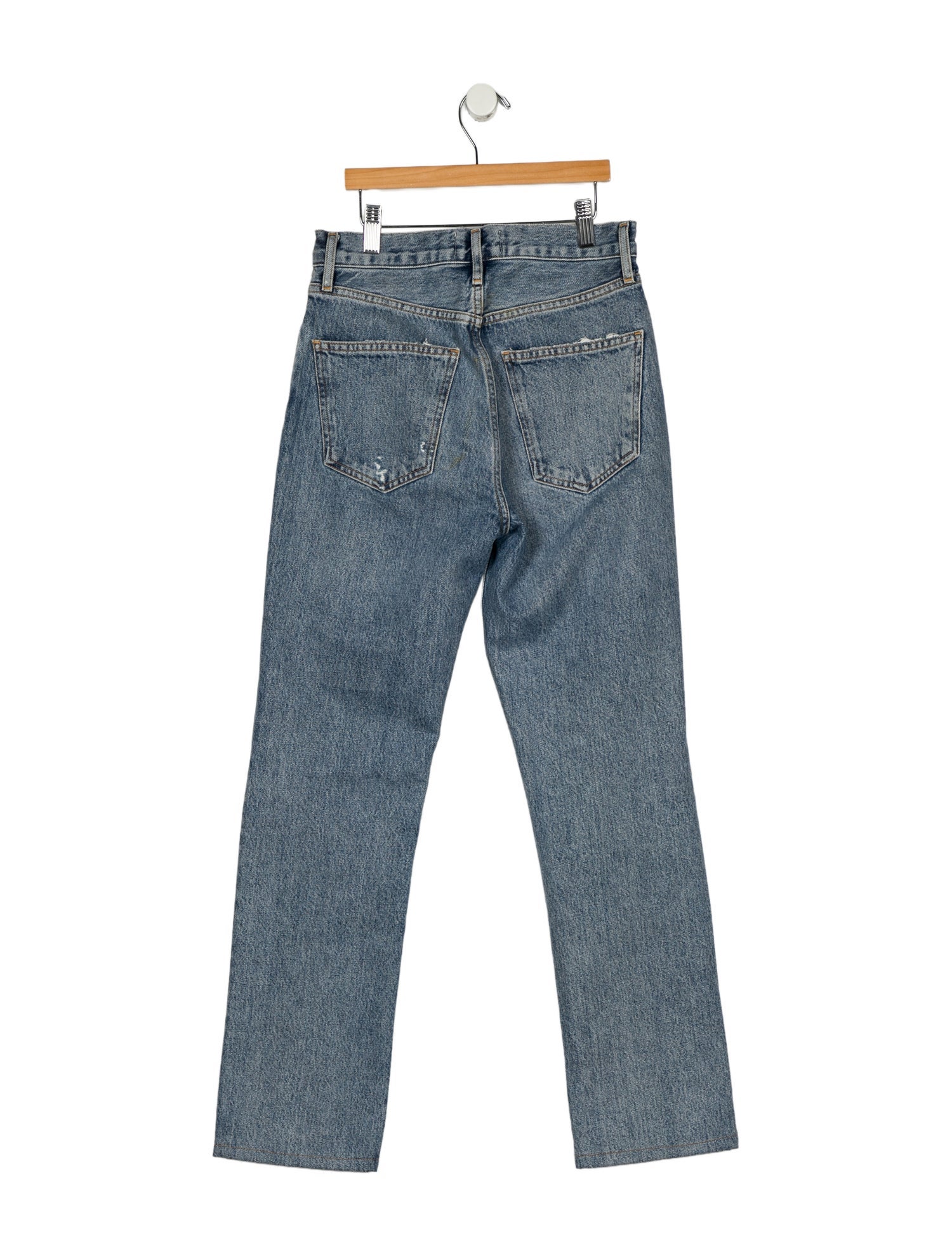 AGOLDE High-Rise Straight Leg Jeans