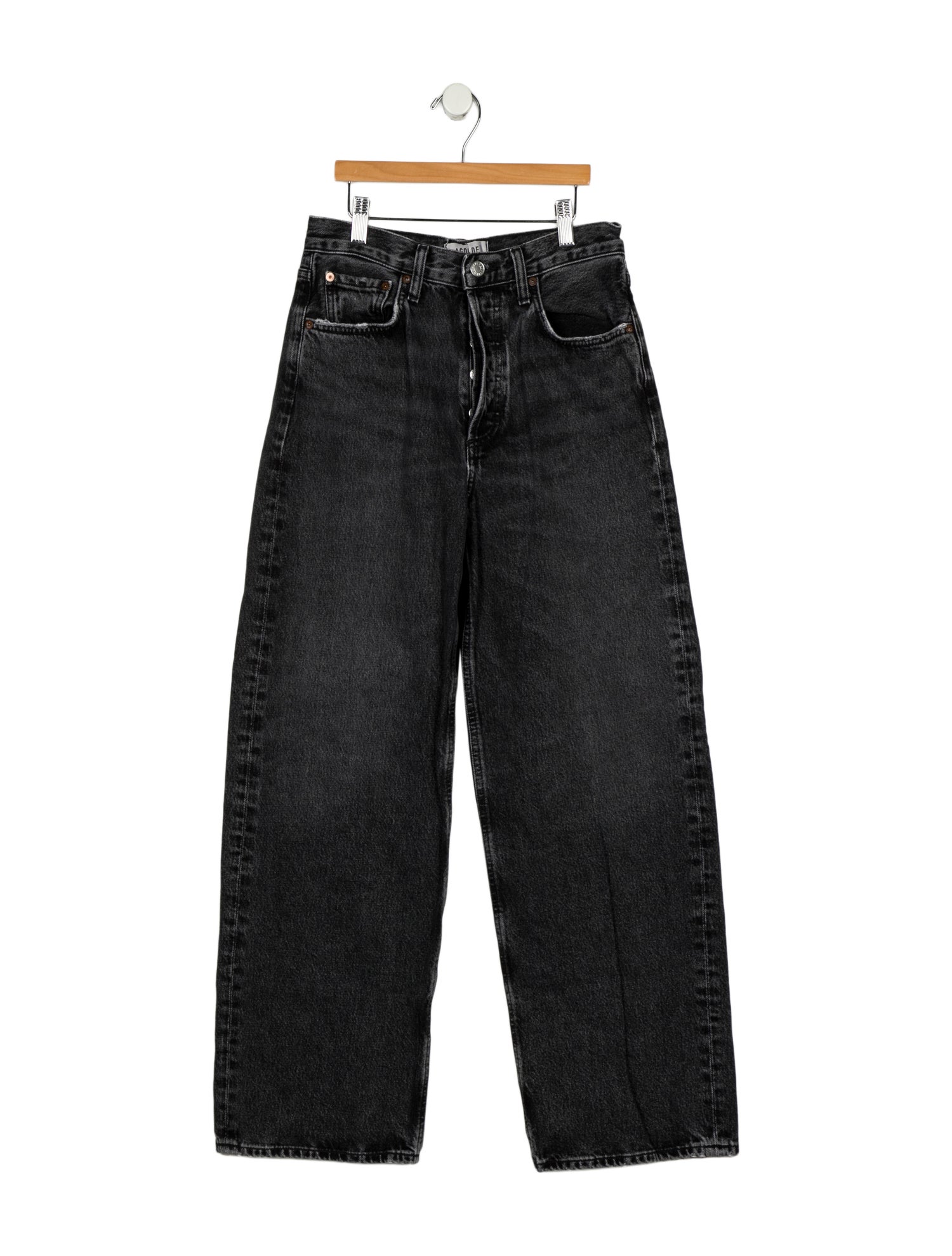 AGOLDE Mid-Rise Wide Leg Jeans