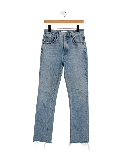 AGOLDE Mid-Rise Straight Leg Jeans