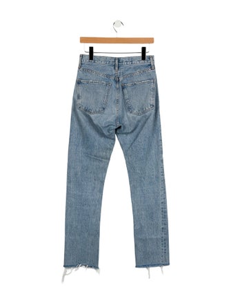 AGOLDE Mid-Rise Straight Leg Jeans