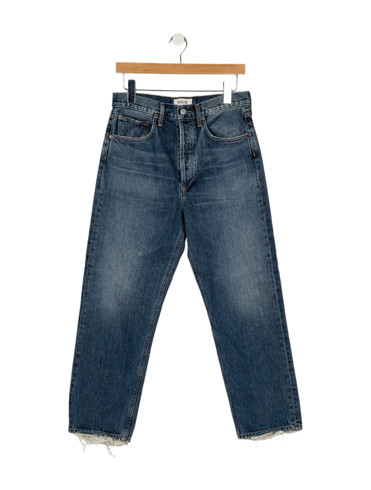 AGOLDE High-Rise Straight Leg Jeans