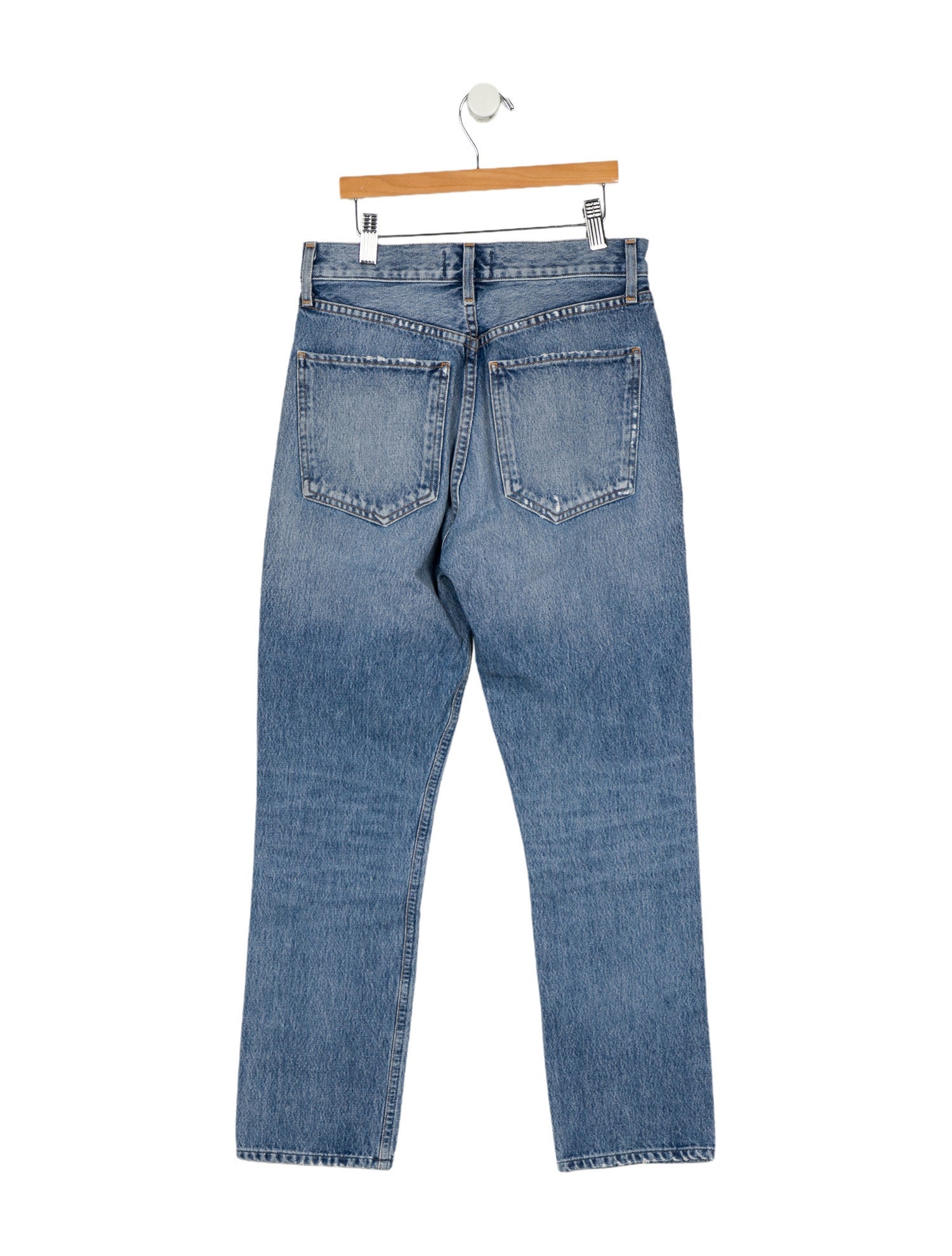 AGOLDE High-Rise Straight Leg Jeans