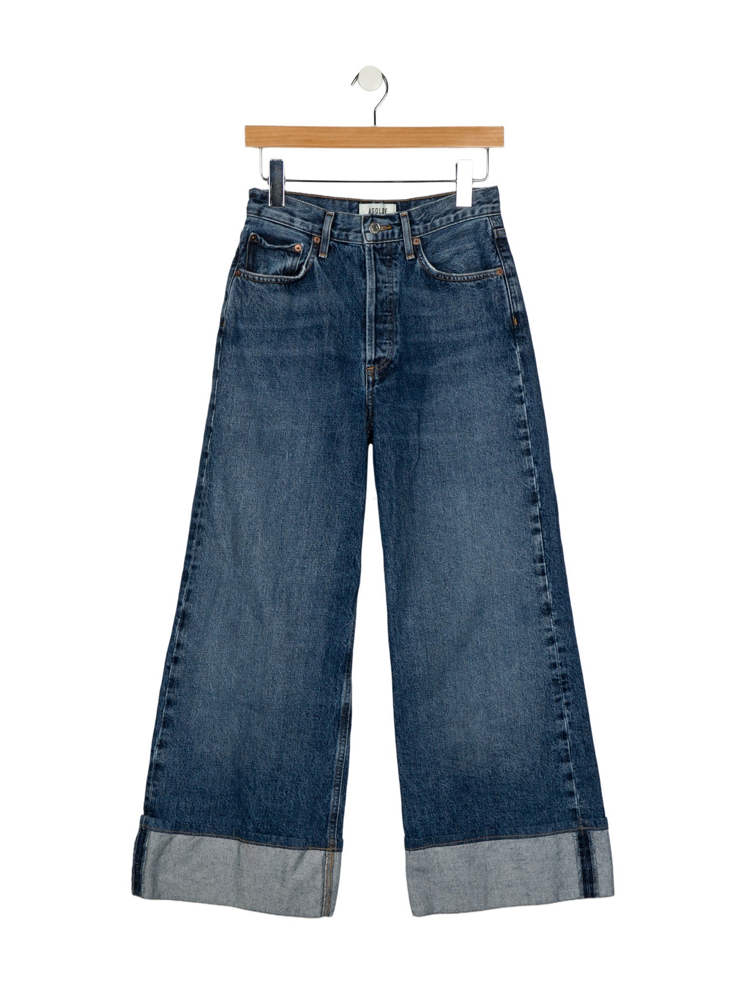 AGOLDE High-Rise Wide Leg Jeans