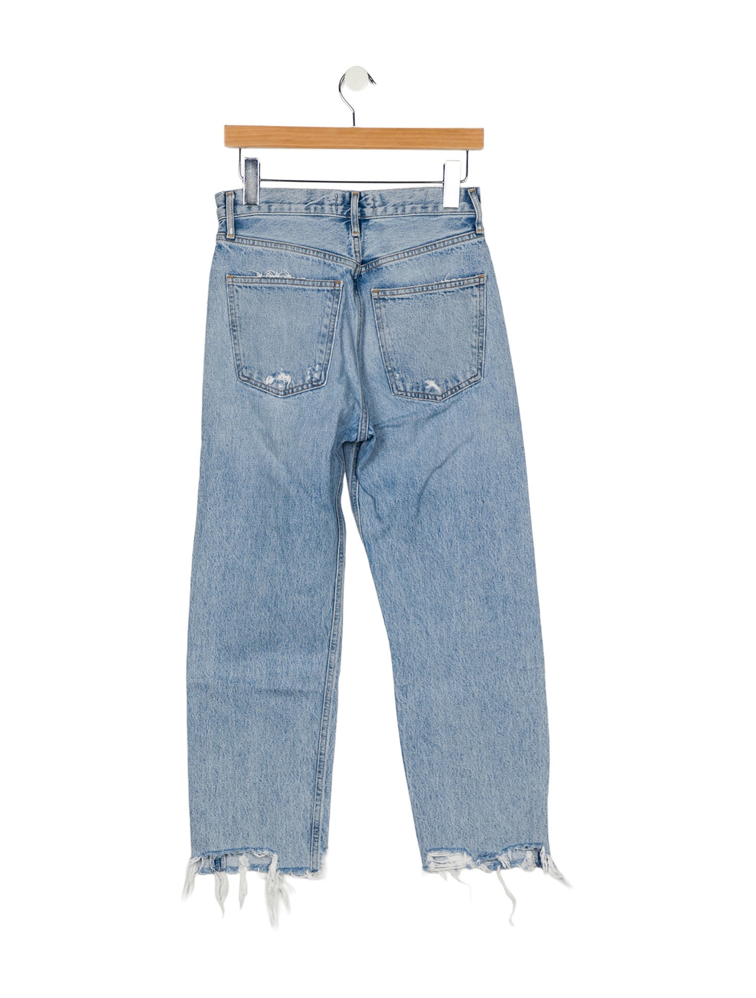 AGOLDE High-Rise Straight Leg Jeans