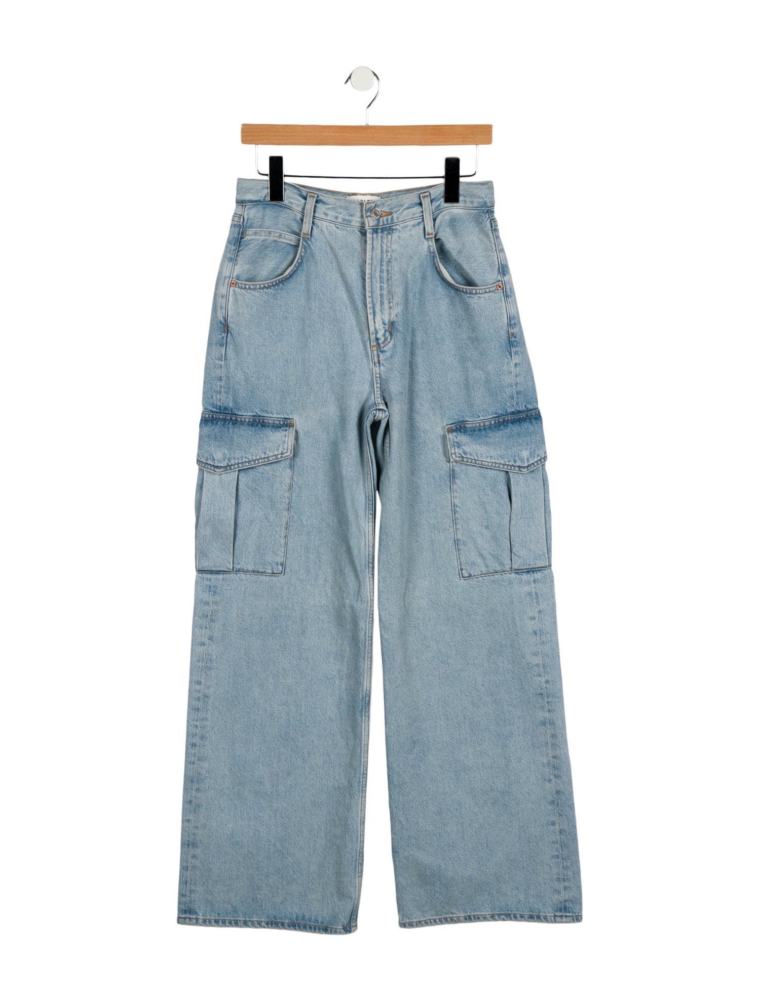 AGOLDE Mid-Rise Wide Leg Jeans