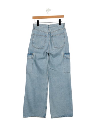 AGOLDE Mid-Rise Wide Leg Jeans