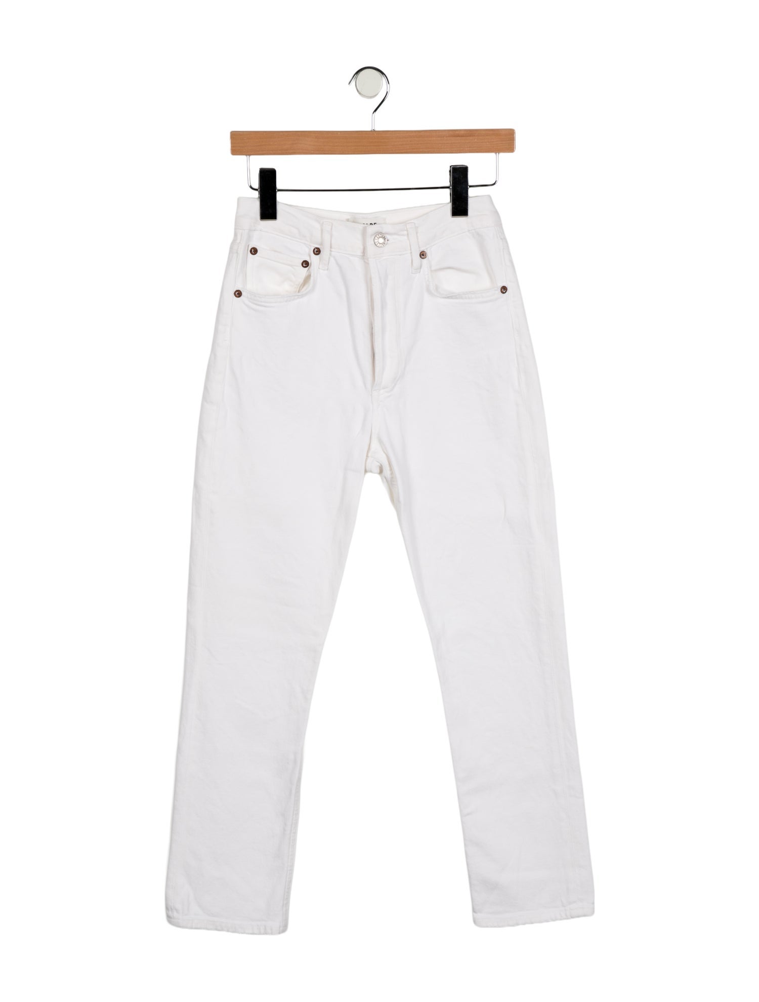 AGOLDE High-Rise Straight Leg Jeans