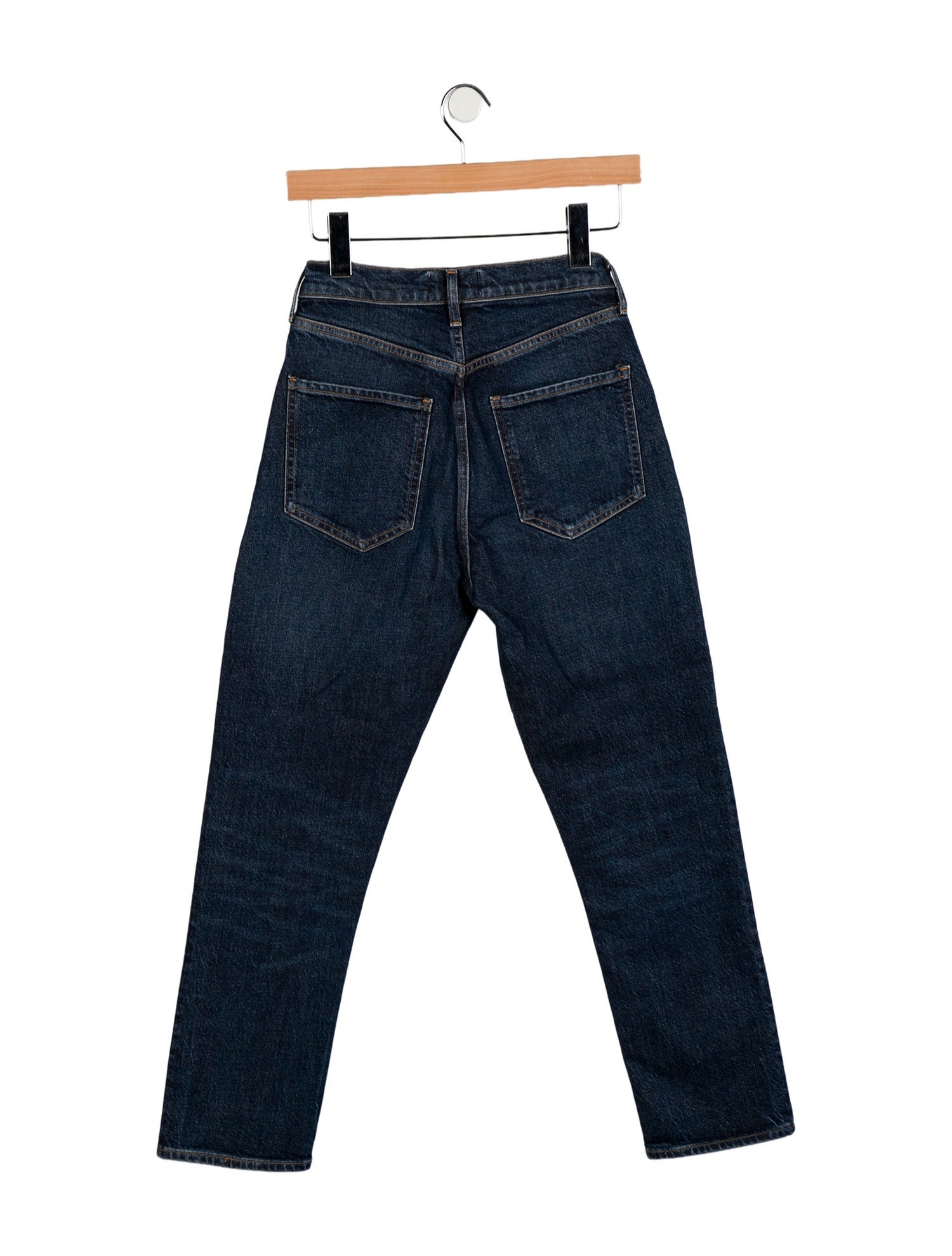 AGOLDE Mid-Rise Straight Leg Jeans