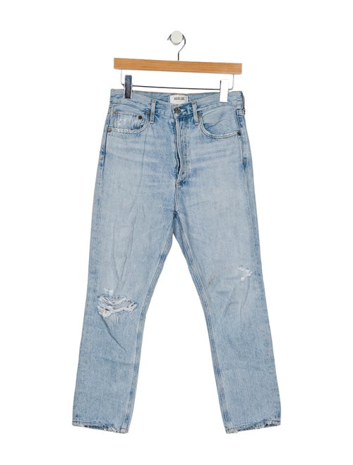 AGOLDE High-Rise Straight Leg Jeans
