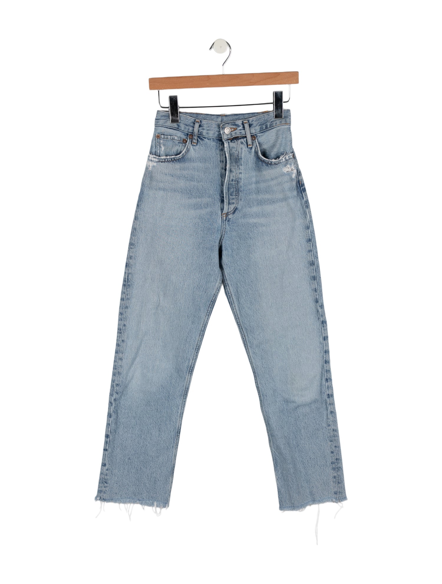 AGOLDE High-Rise Straight Leg Jeans