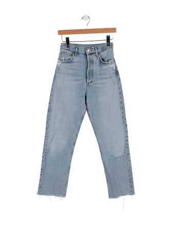 AGOLDE High-Rise Straight Leg Jeans