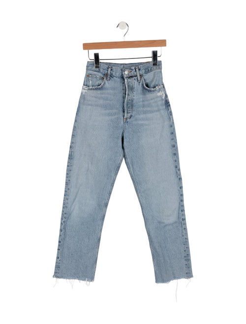 AGOLDE High-Rise Straight Leg Jeans