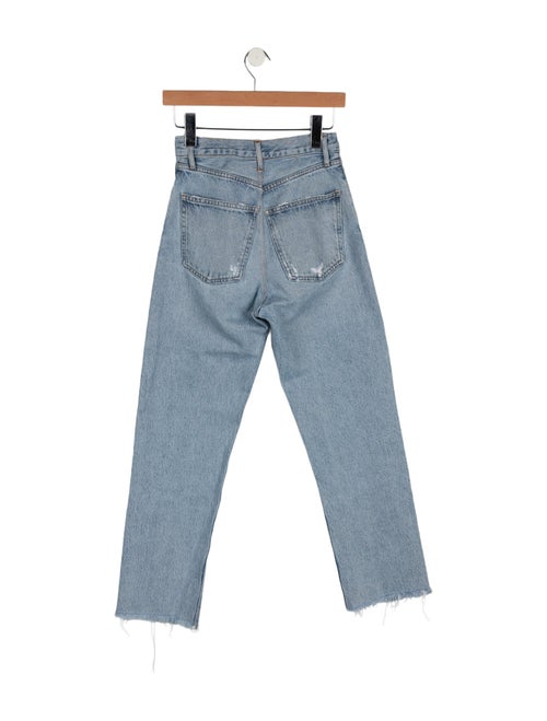 AGOLDE High-Rise Straight Leg Jeans