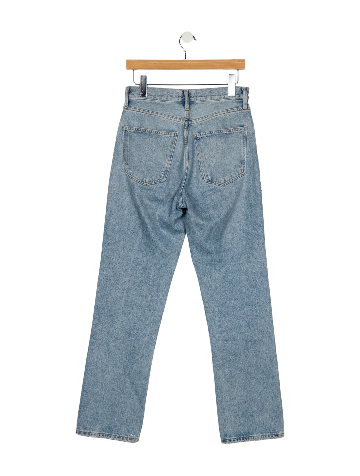 AGOLDE High-Rise Straight Leg Jeans