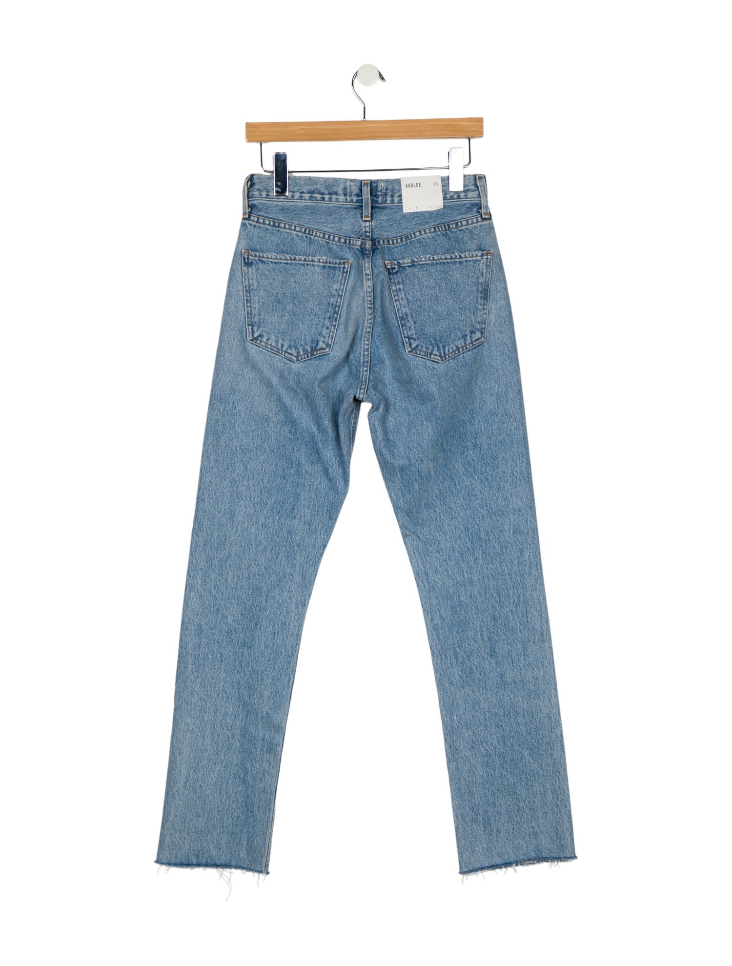 AGOLDE High-Rise Straight Leg Jeans