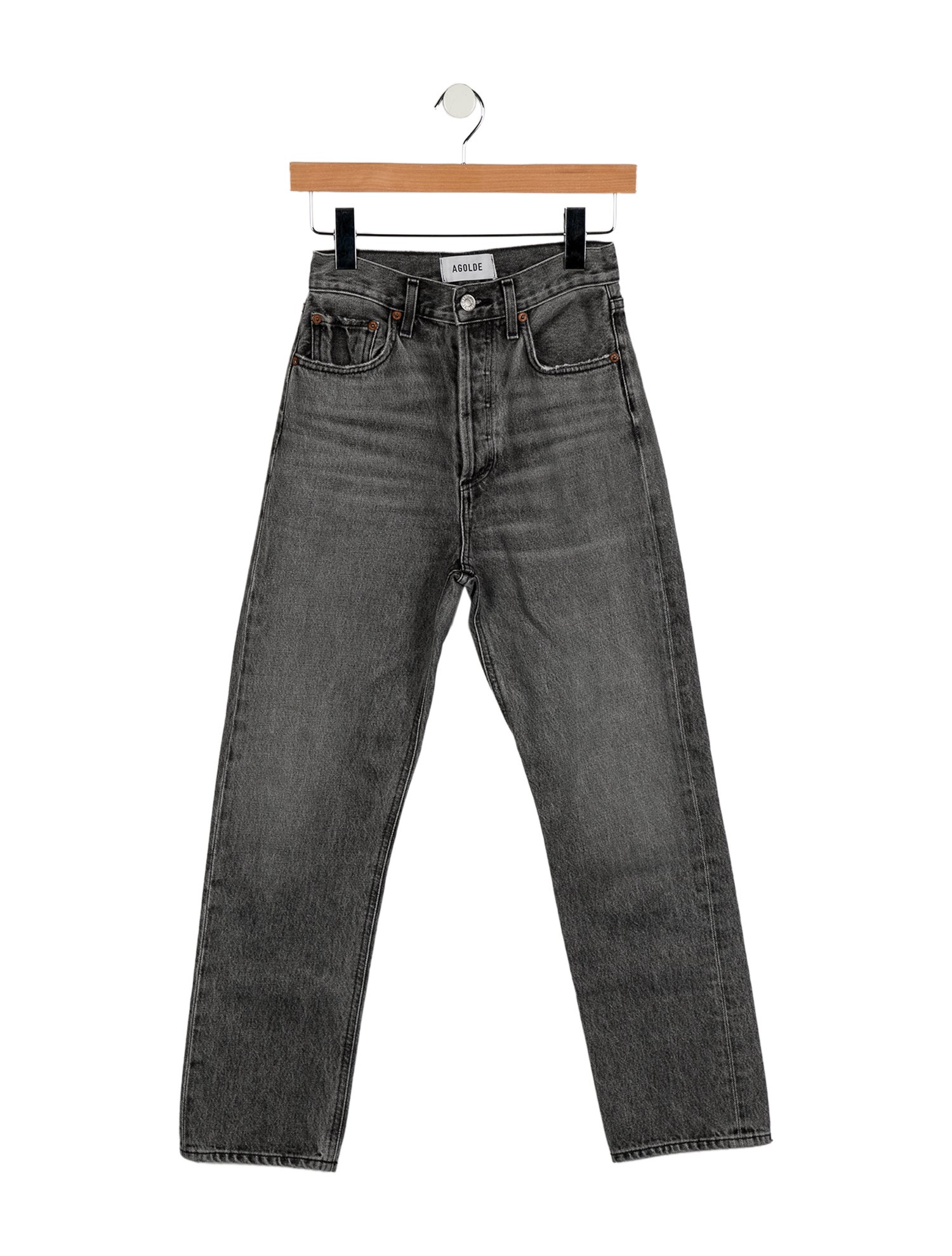 AGOLDE High-Rise Straight Leg Jeans