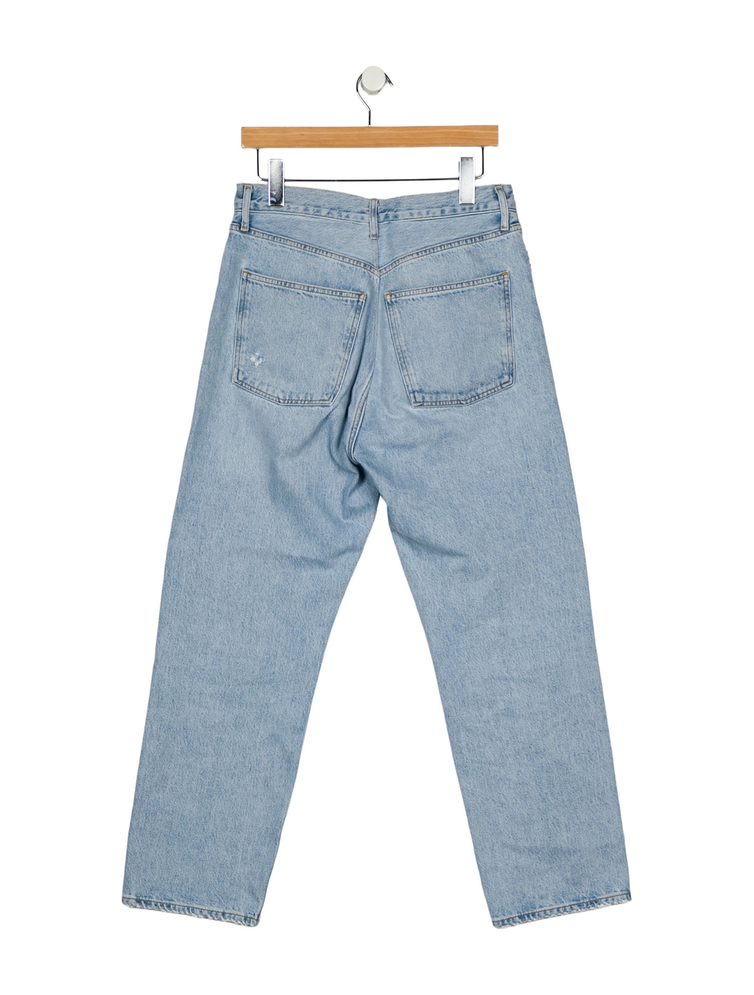 AGOLDE High-Rise Straight Leg Jeans