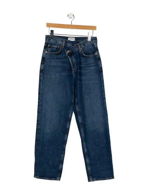 AGOLDE High-Rise Straight Leg Jeans