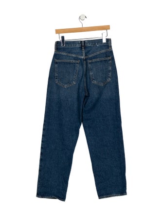 AGOLDE High-Rise Straight Leg Jeans