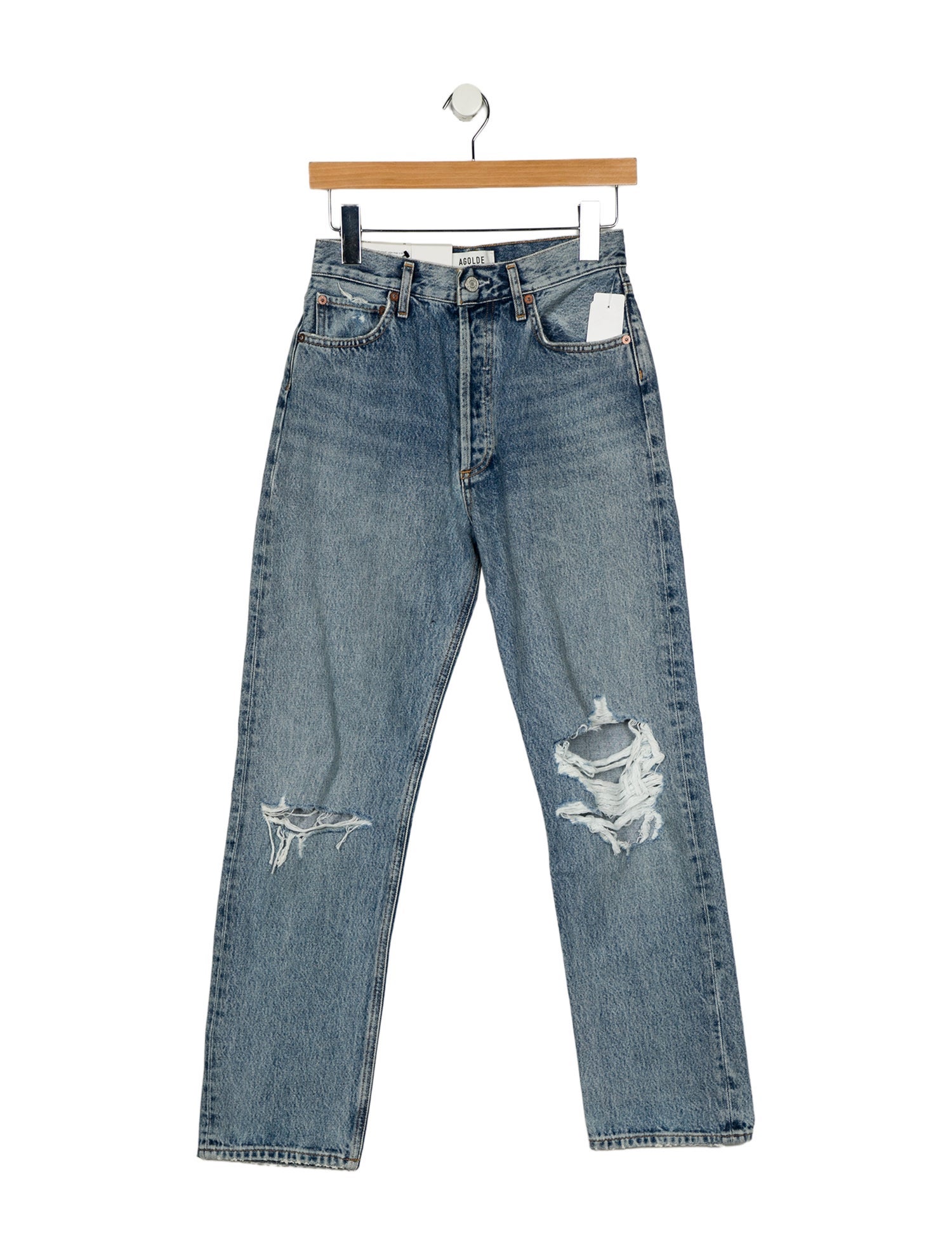 AGOLDE High-Rise Straight Leg Jeans w/ Tags