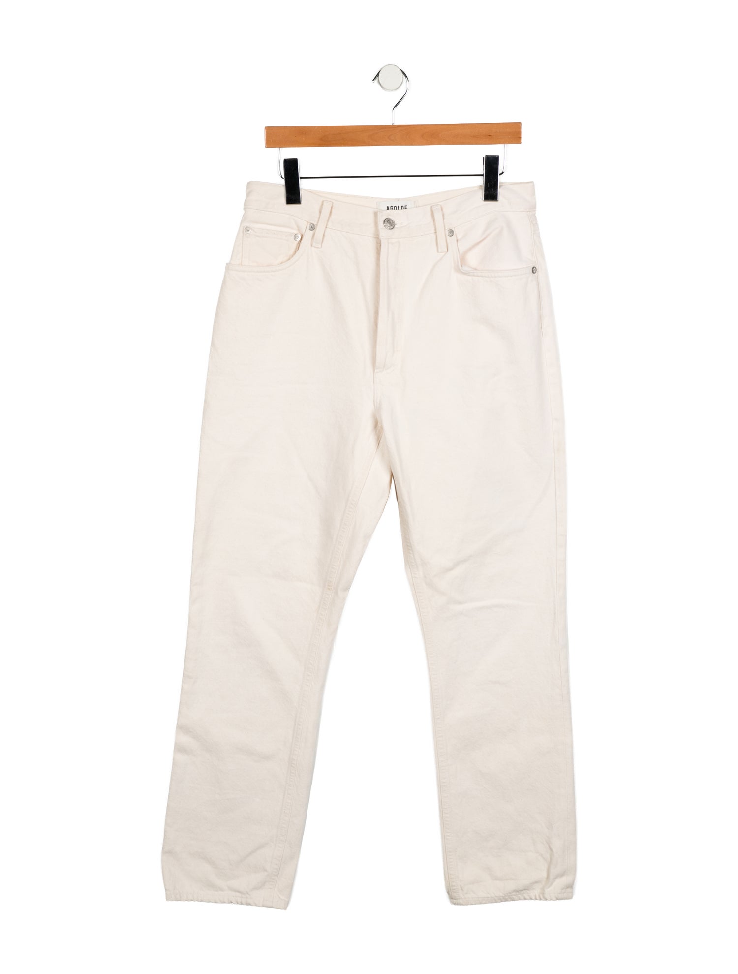 AGOLDE High-Rise Straight Leg Jeans