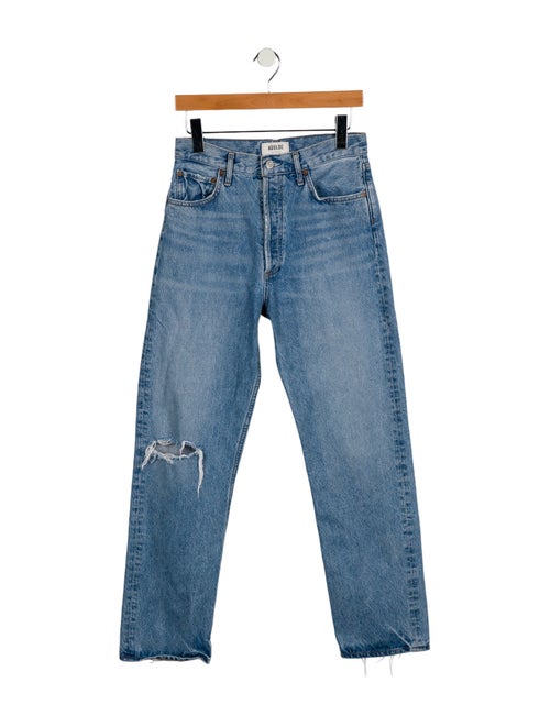 AGOLDE High-Rise Straight Leg Jeans
