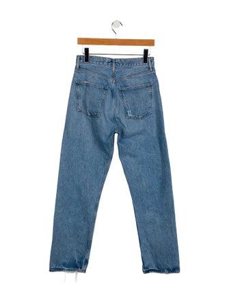 AGOLDE High-Rise Straight Leg Jeans