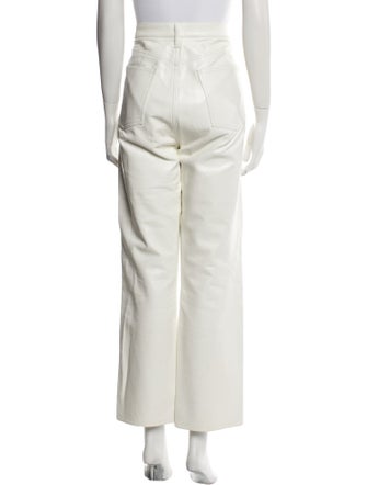 AGOLDE Leather Wide Leg Pants