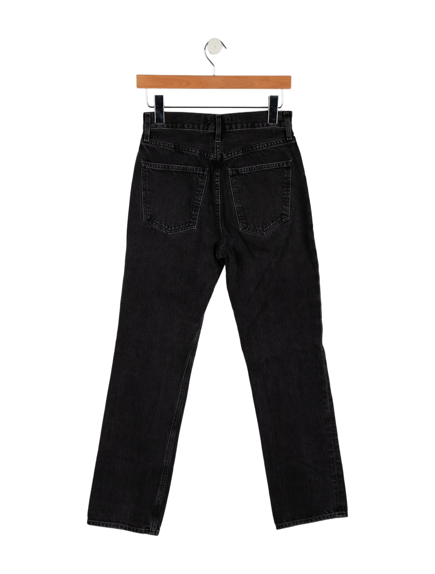 AGOLDE Mid-Rise Straight Leg Jeans