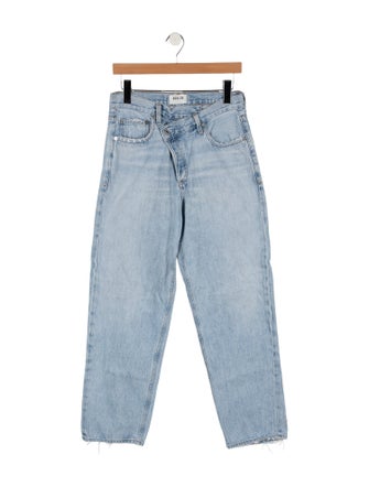 AGOLDE High-Rise Straight Leg Jeans