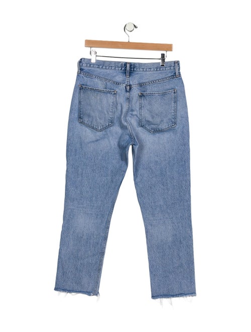 AGOLDE Mid-Rise Straight Leg Jeans