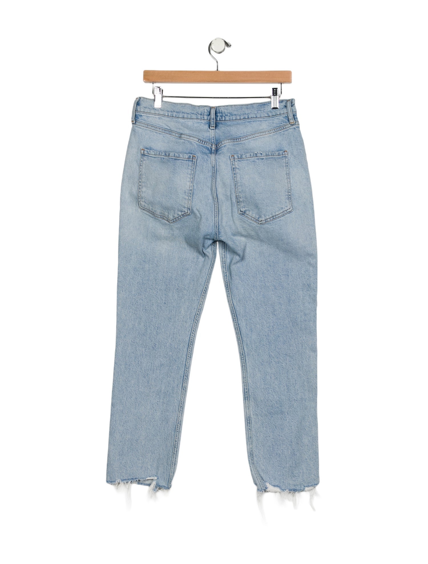 AGOLDE Riley Crop Straight Leg Jeans