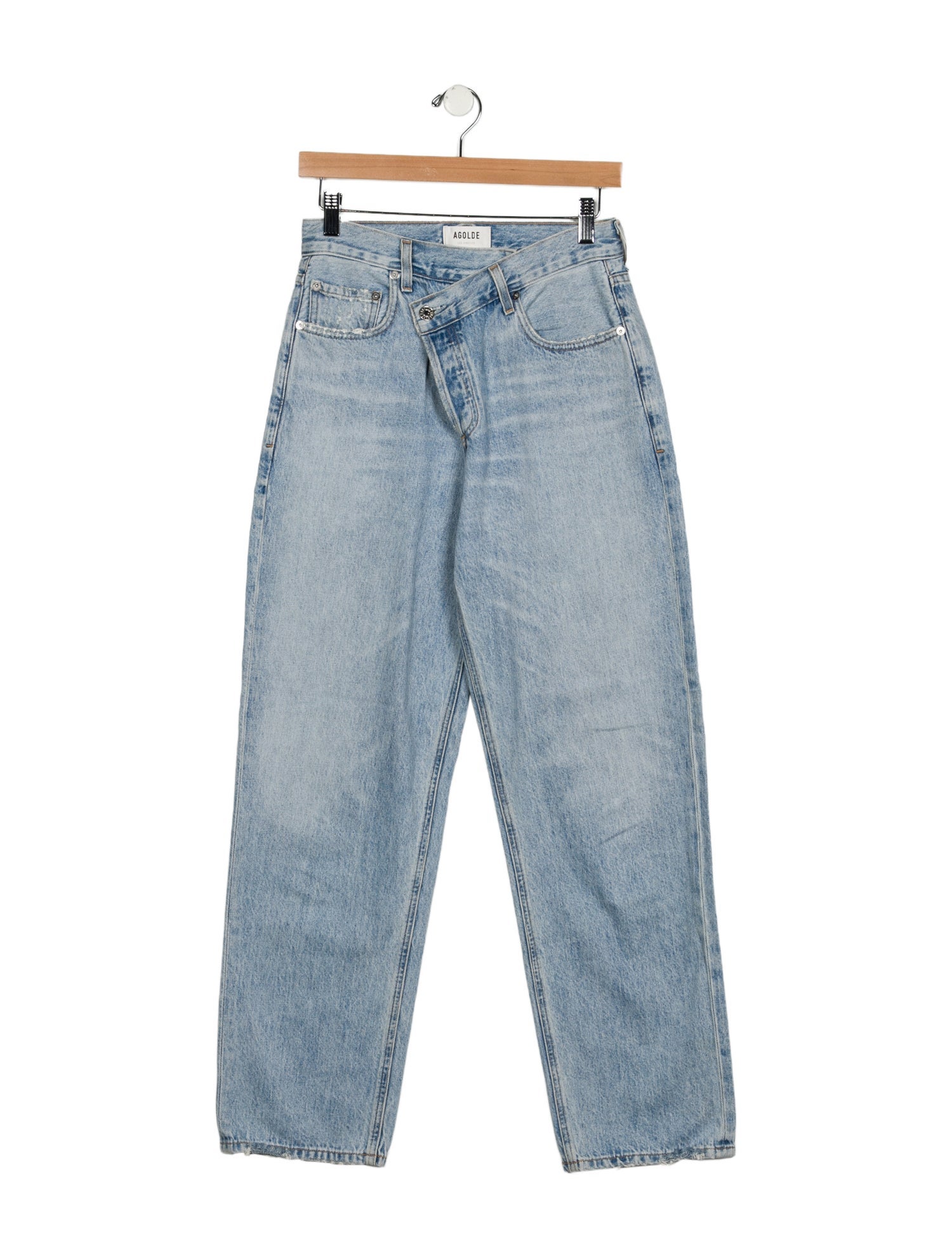 AGOLDE High-Rise Straight Leg Jeans