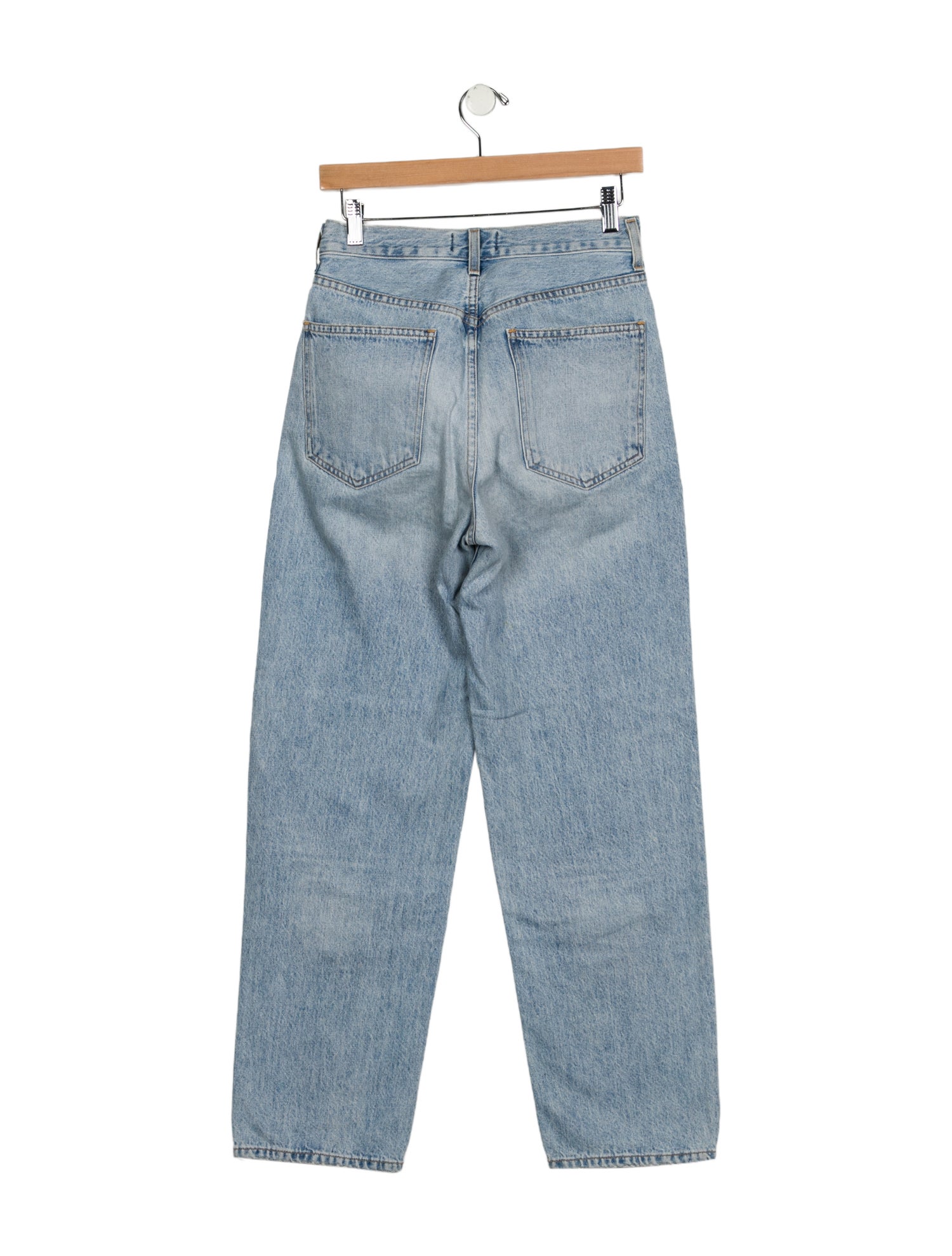AGOLDE High-Rise Straight Leg Jeans