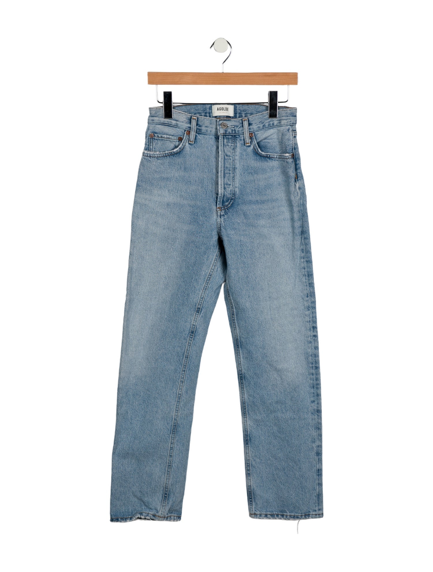 AGOLDE High-Rise Straight Leg Jeans