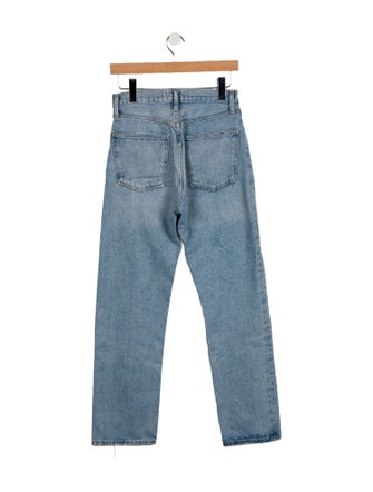 AGOLDE High-Rise Straight Leg Jeans