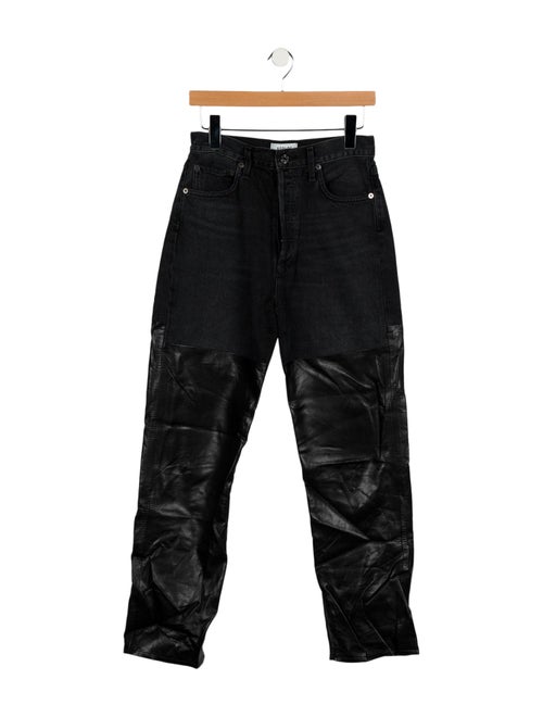 AGOLDE High-Rise Straight Leg Jeans