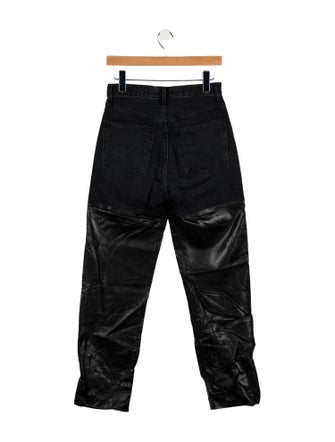 AGOLDE High-Rise Straight Leg Jeans