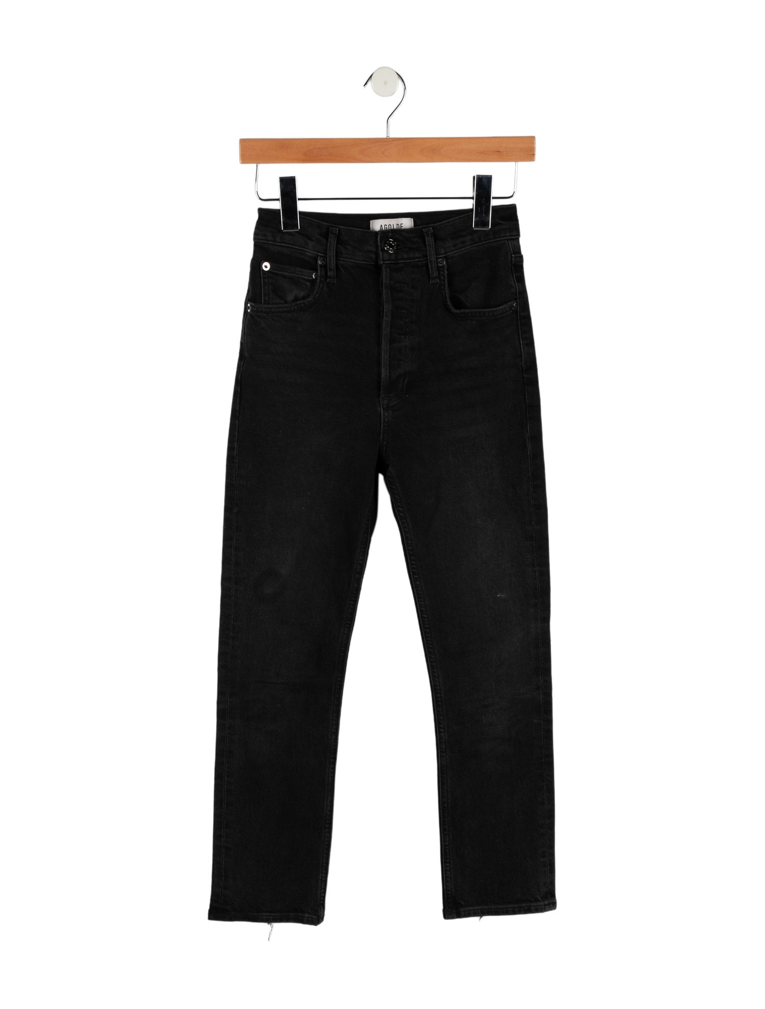 AGOLDE Mid-Rise Straight Leg Jeans