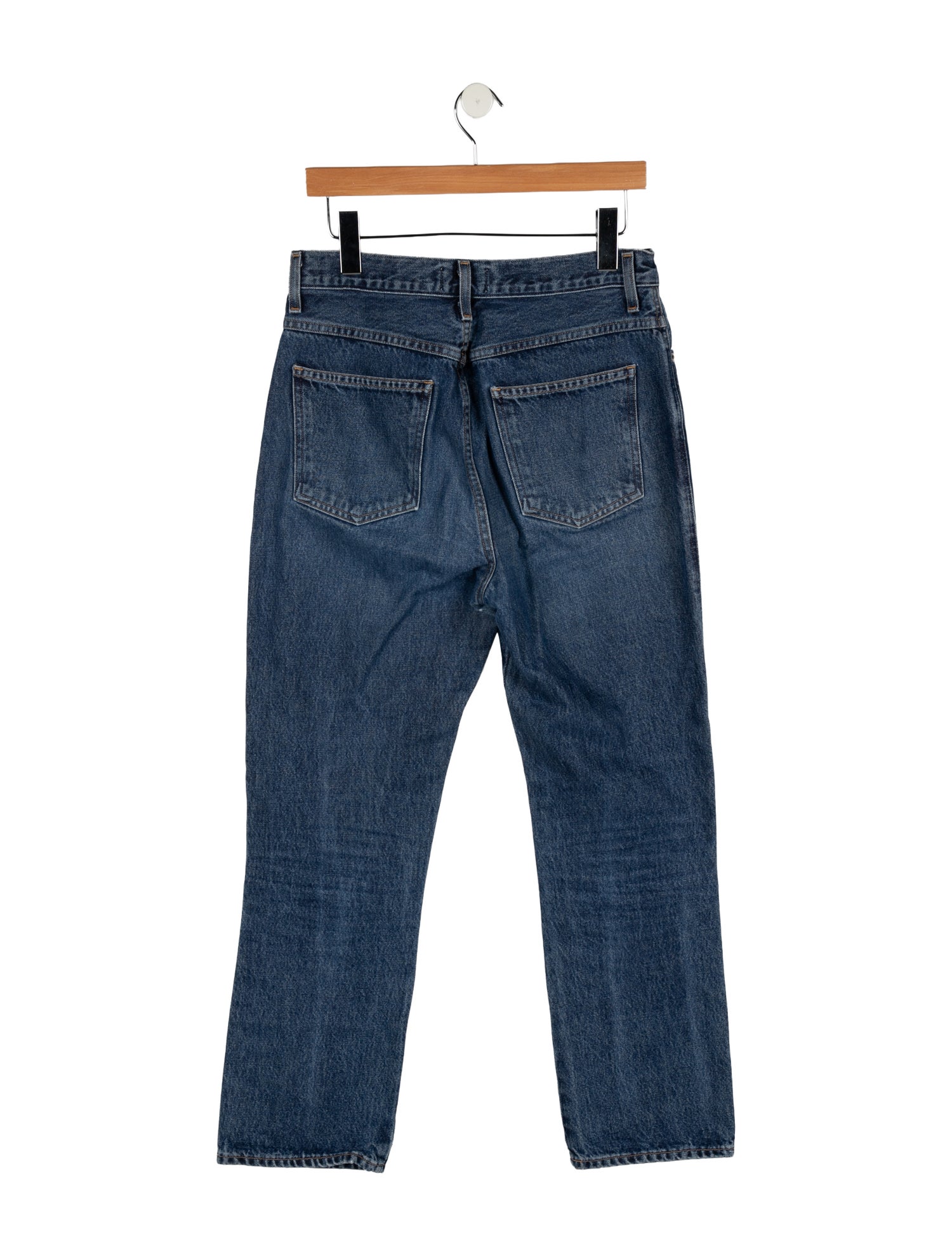 AGOLDE High-Rise Straight Leg Jeans