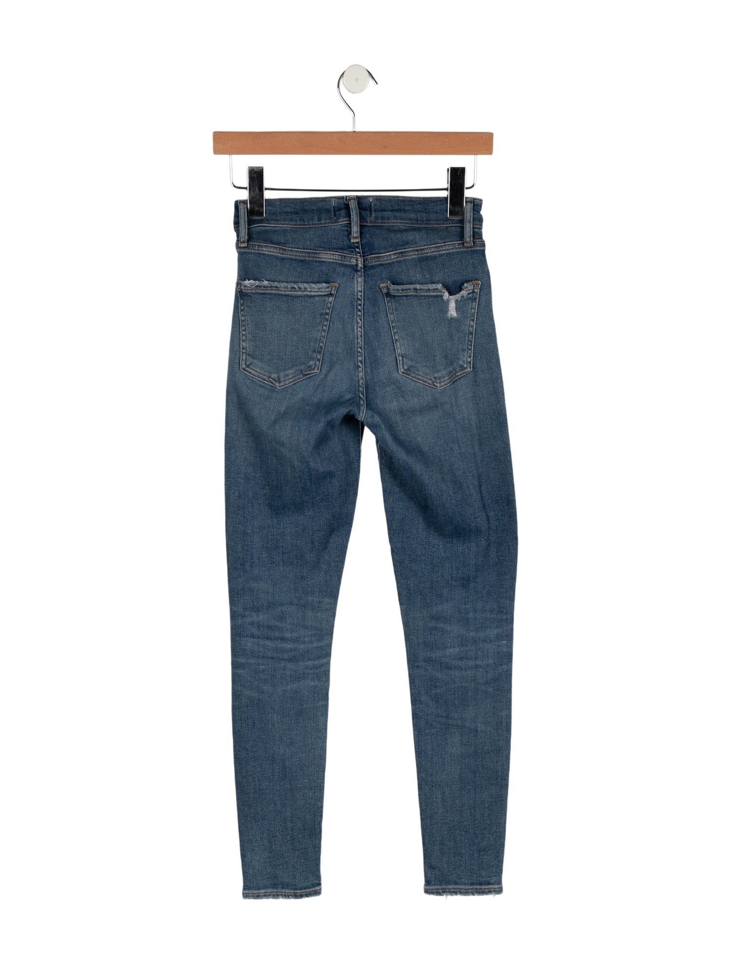 AGOLDE Mid-Rise Skinny Leg Jeans