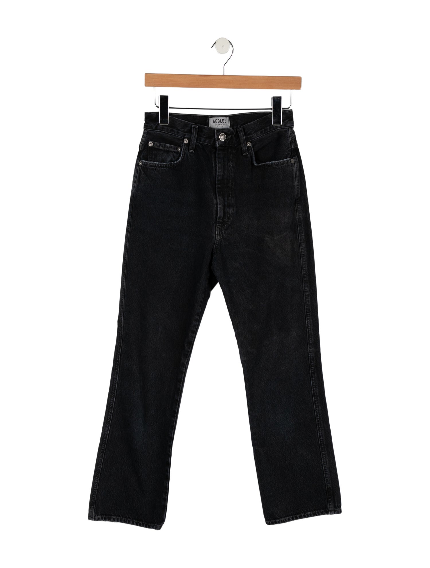 AGOLDE High-Rise Straight Leg Jeans