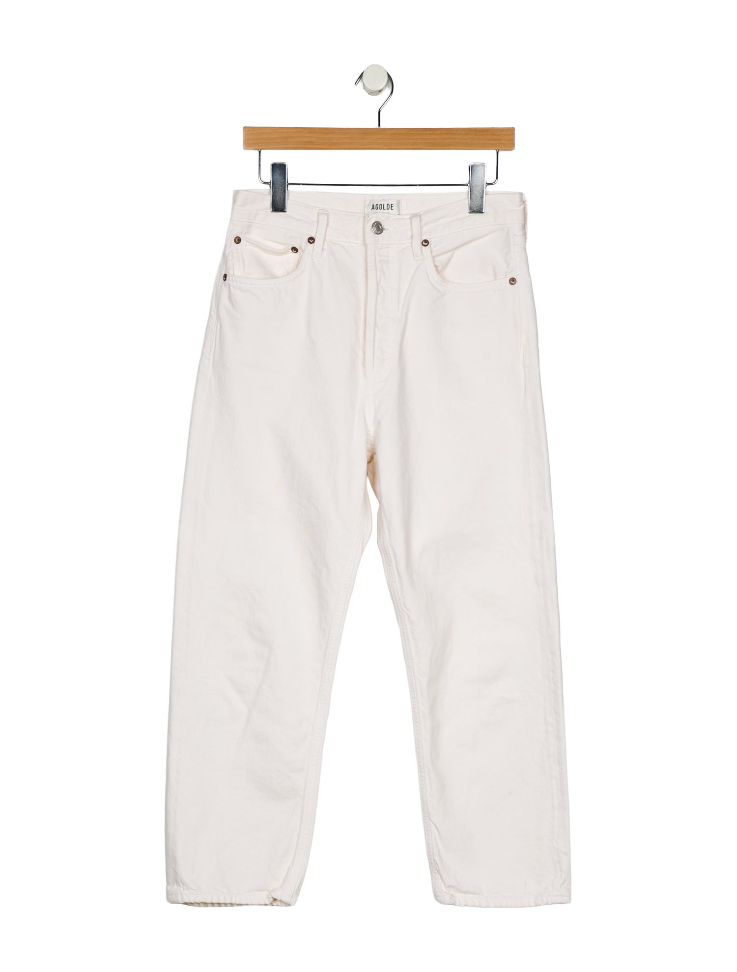 AGOLDE High-Rise Straight Leg Jeans