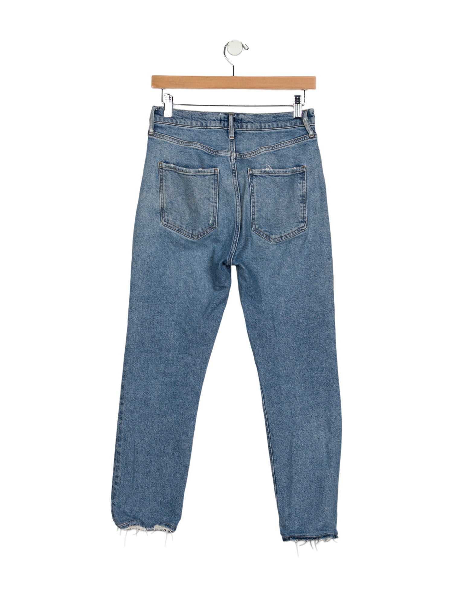 AGOLDE Mid-Rise Straight Leg Jeans