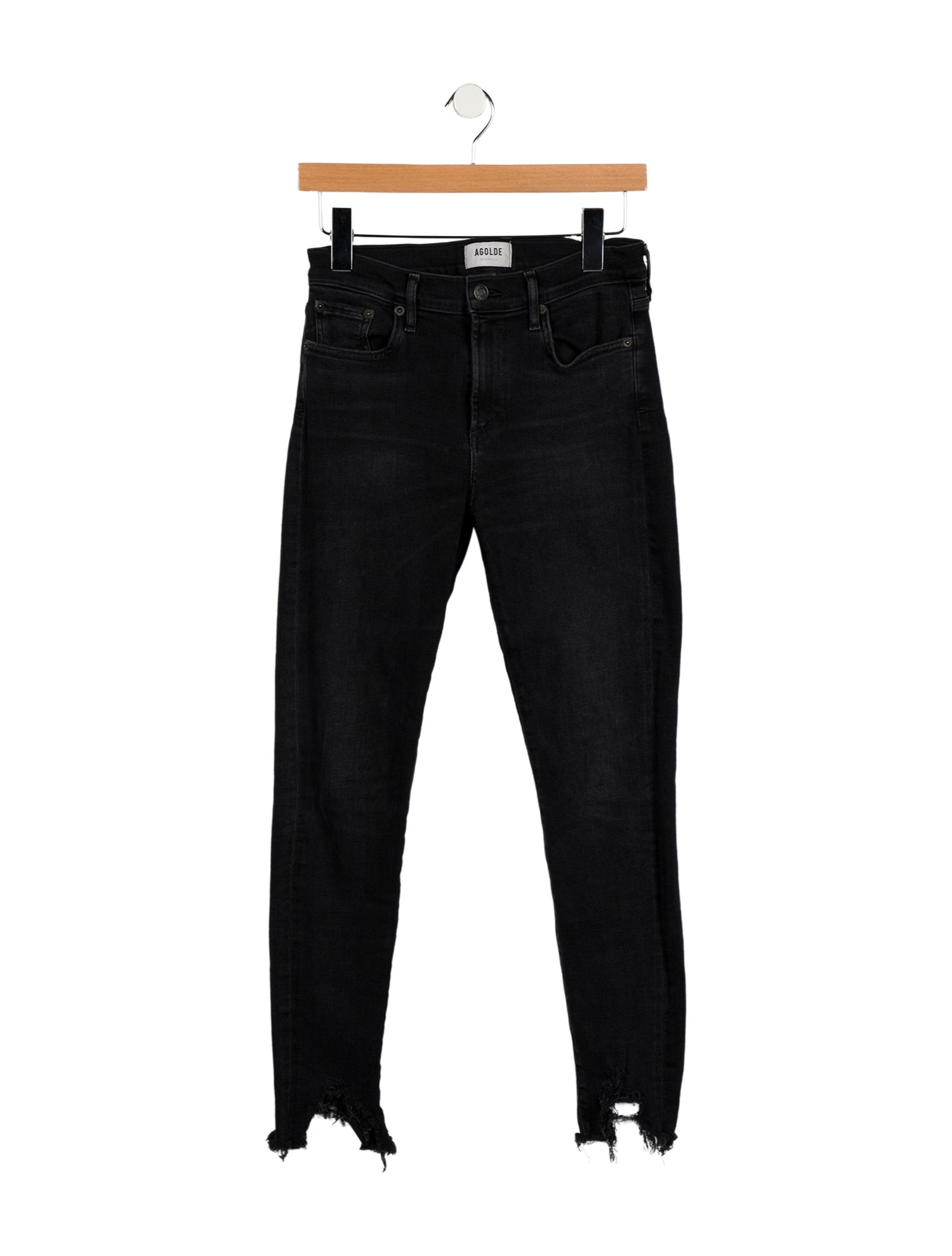 AGOLDE Mid-Rise Skinny Leg Jeans