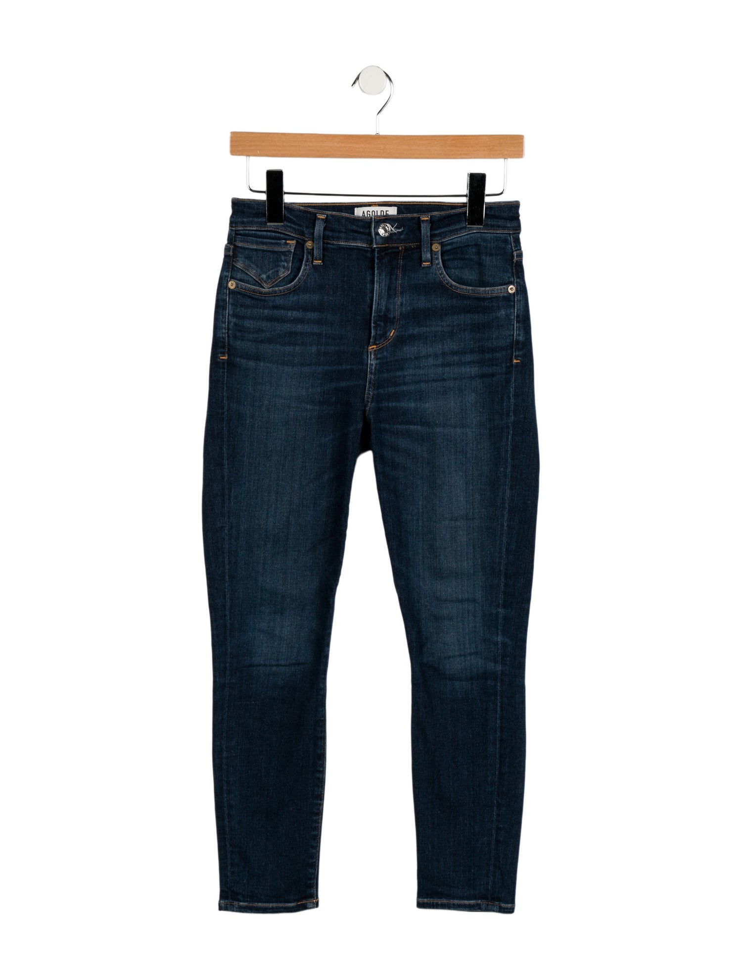 AGOLDE Mid-Rise Skinny Leg Jeans